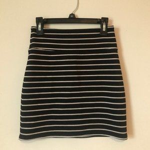 American Eagle Striped Mini Skirt